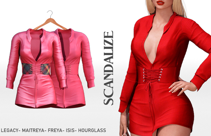 SCANDALIZE. Lairy. Pink