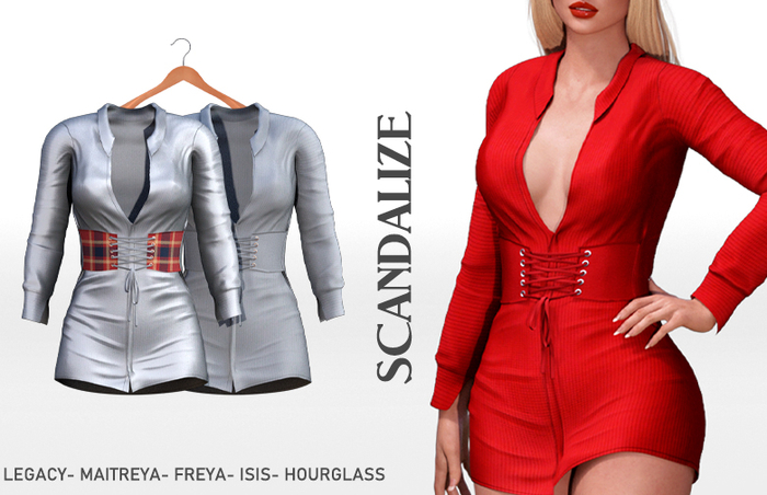 SCANDALIZE. Lairy. Grey