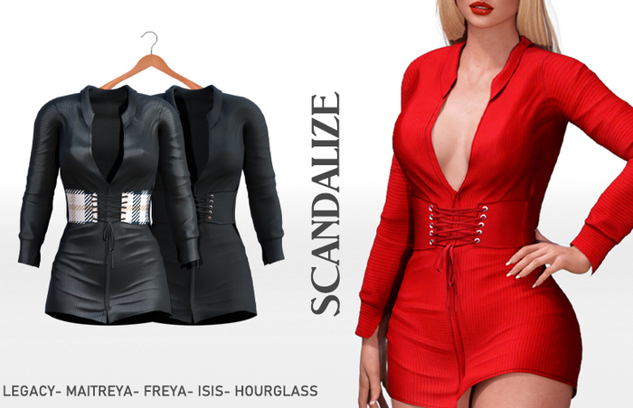 SCANDALIZE. Lairy. Black