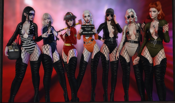 REIGN.- POLICE COSTUME - BLUE (MAITREYA) #2