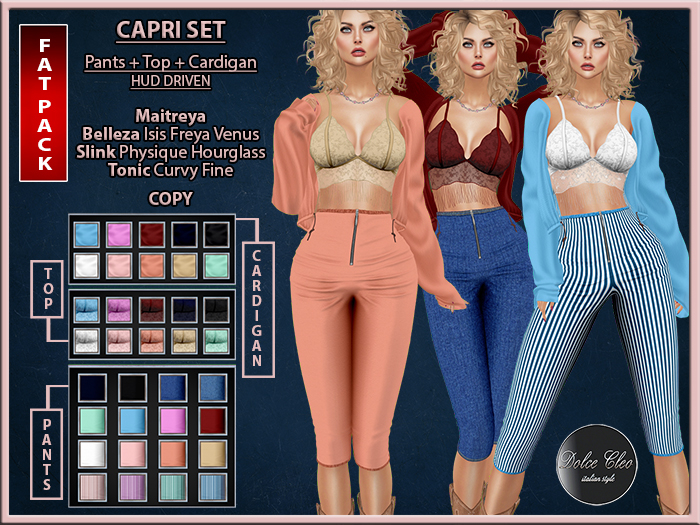 CAPRI SET - FAT PACK
