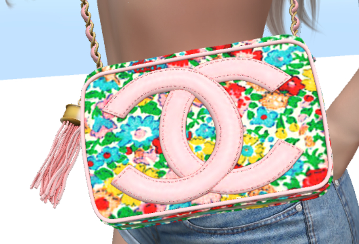 [7891.] Chanil Spring Double C Bag - RARE