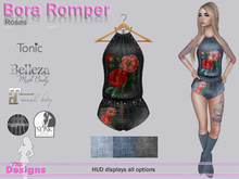 Bora Romper With Hud Roses