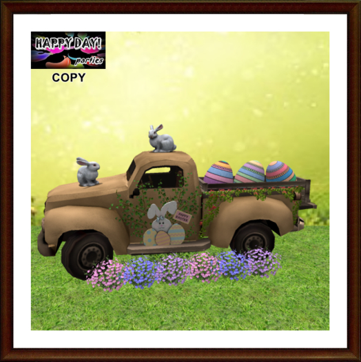 Easter - Easter Truck - Resizeable