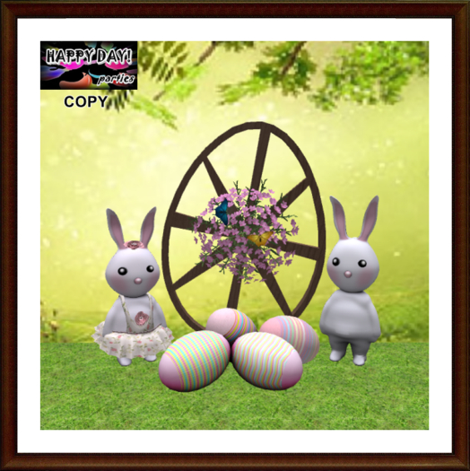 Easter - Egg Shaped Wheel Decor
