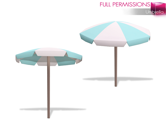 Full Perm 2LI Mesh Summer Beach Umbrella