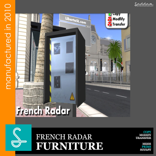 French Radar Cars - Furniture