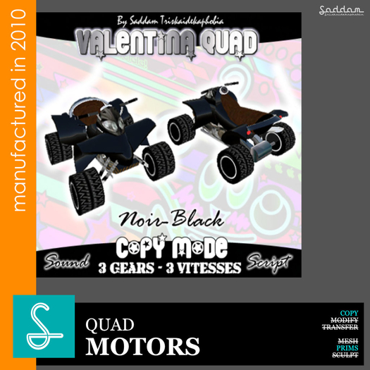 Quad Valentina black - Motors