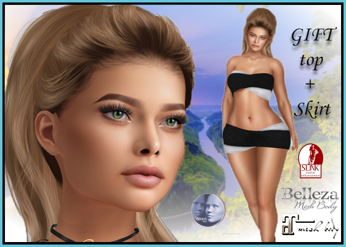 SHAPE - Genus Head - Strong Face GIFT #1 / Maitreya,Belleza,Slink.