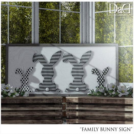 Family Bunny Sign