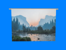 Hanging Mural-Yosemite Valley