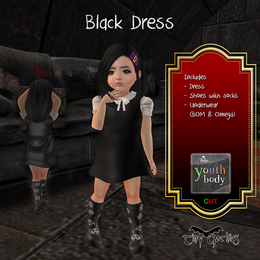 Tiny Gothics Black Dress