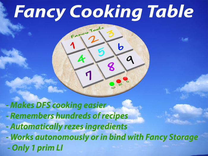 Fancy Cooking Table 1.0 - BOXED