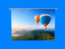 Hanging Mural-Hot Air Ballooons