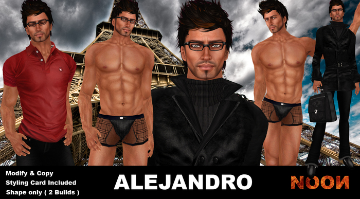 .::NOON::. Alejandro Shape - Male shapes line