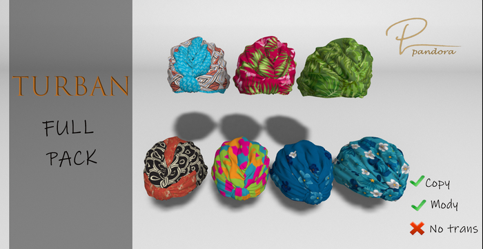..Pandora.. Turban Full Pack