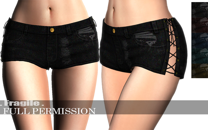 .Fragile. Full perm textures for Short With Side Laces