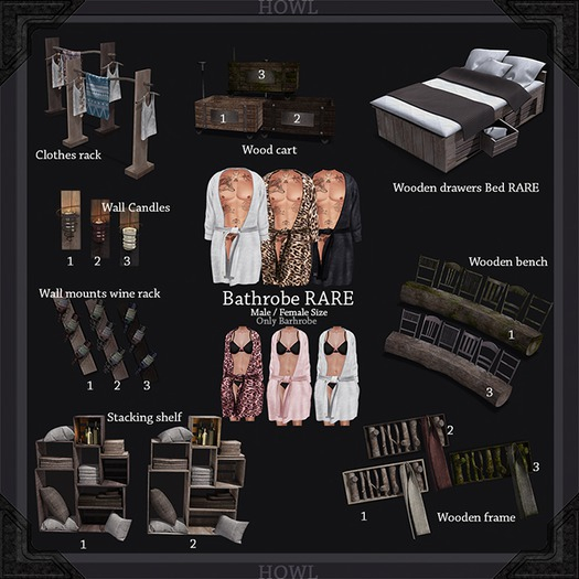 Howl - Bathrobe PLeopard W [S] RARE