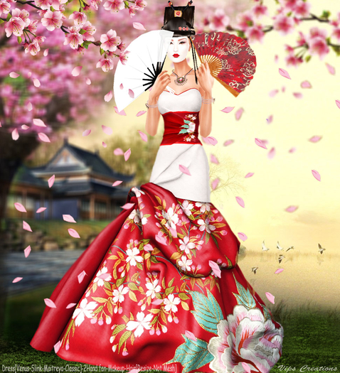 [Vips Creations] - Female Outfit - [Tokyo Gown Dress] - Japan