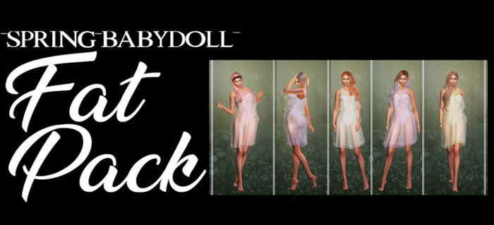 Swank & Co.  Spring Babydoll Dress FATPACK (BOXED)