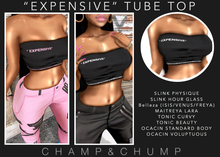 C&C "EXPENSIVE" Tube Top Black ( ADD ME )