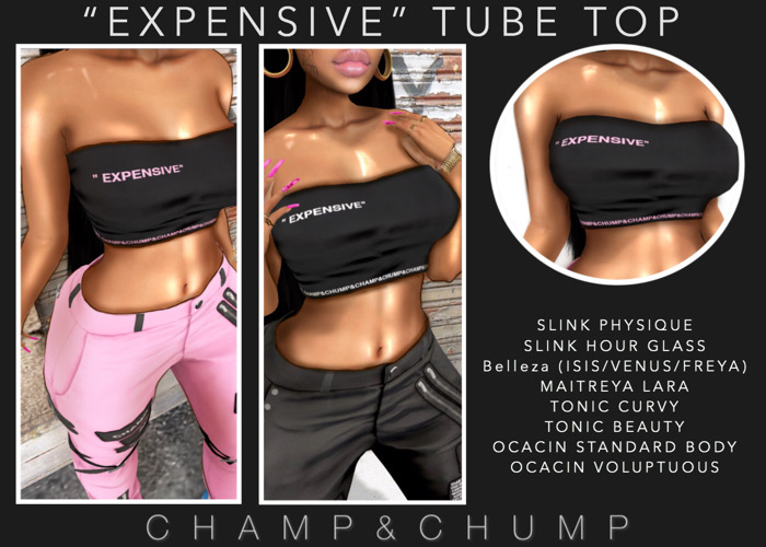 C&C "EXPENSIVE" Tube Top Pink ( ADD ME )