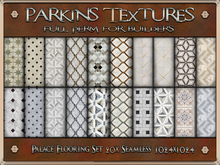 Parkins Textures - Palace Flooring Set - 20x Full Perm 1024 - Tile, Stone, Mosaic, Marble, Bathroom, Temple, Floor, Wall