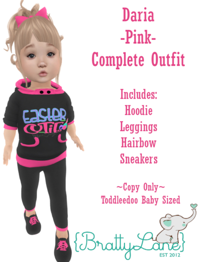 {BL}Daria Complete Outfit-Pink