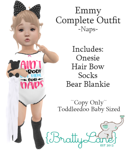 {BL}Emmy Complete Outfit-Naps(Boxed)