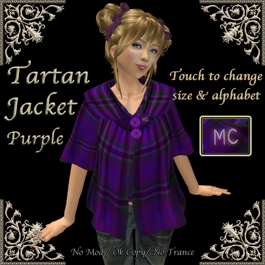 *Miroku*TartanJacket_Purple(BOX)