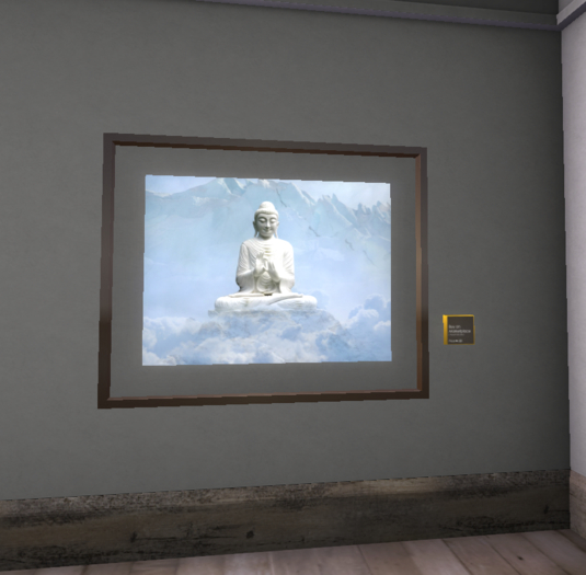 JE. Buddha Sky in Float Frame (Oiled Bronze) - Mesh - C/M