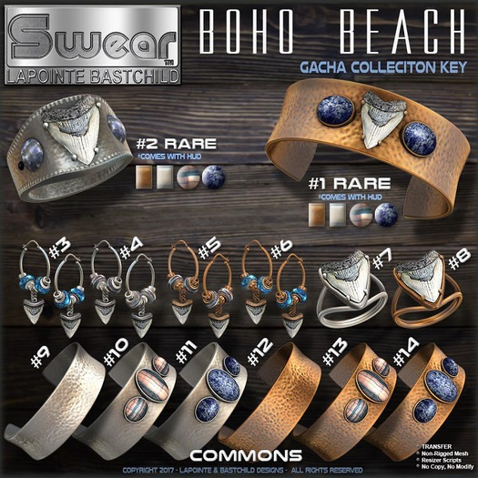 GACHA - 8. L&B Boho Beach Shark Tooth Delicate Ring Gold