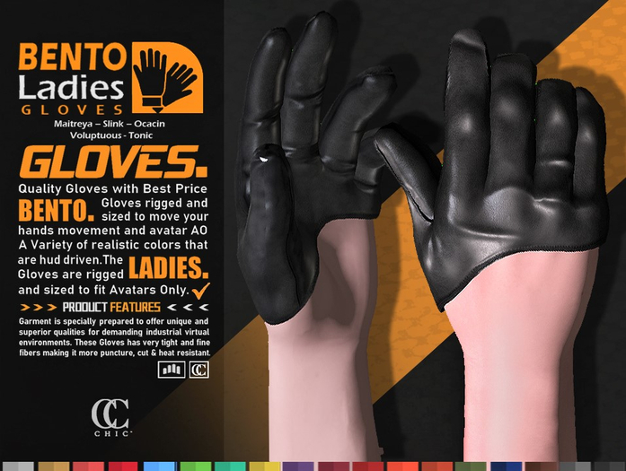 [CHIC] GLOVES LADIES ORBIT