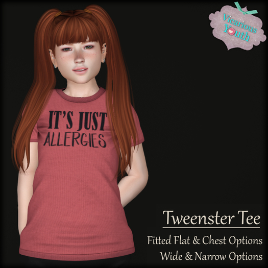 {V*Y} TWNSTR Tee - It's Just Allergies