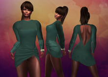 Gloria Mini Dress Moss MAITREYA