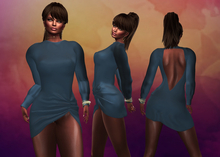 Gloria Mini Dress Marine MAITREYA