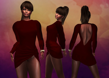 Gloria Mini Dress Bordeaux MAITREYA