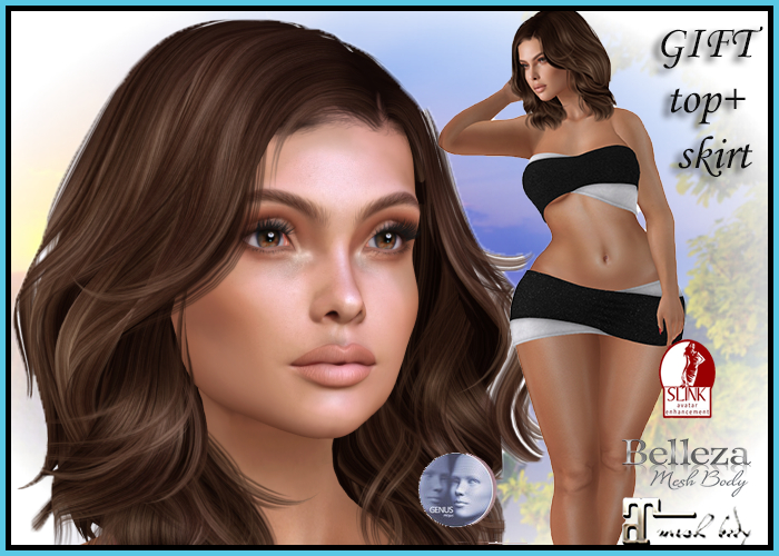 SHAPE - Genus Head - Strong Face GIFT #4 /  Maitreya,Belleza,Slink,