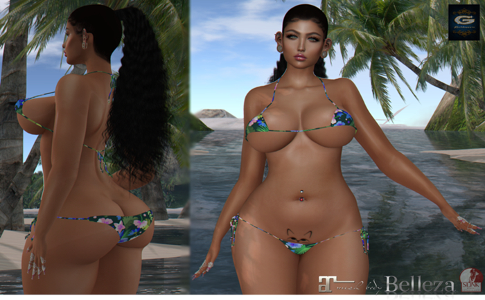 ::G.B-Bikini Floral::
