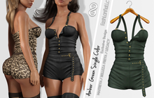 FashionNatic - Amber Green Overall - Maitreya Lara, Belleza Freya, Legacy