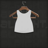 alright. dinkies tank / WHITE