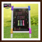 Easter - Peeps Chalkboard