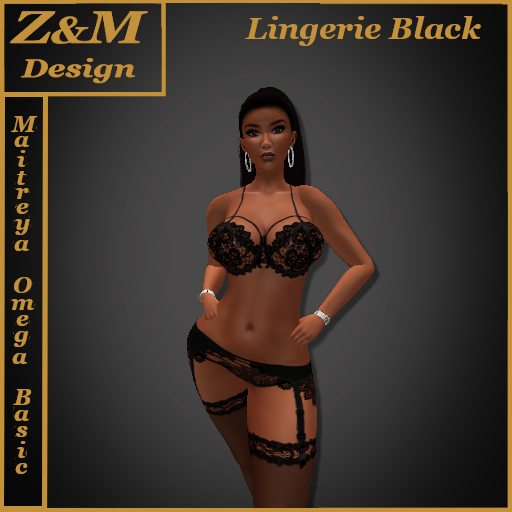 ::Z&MDesign:: Lingerie Black