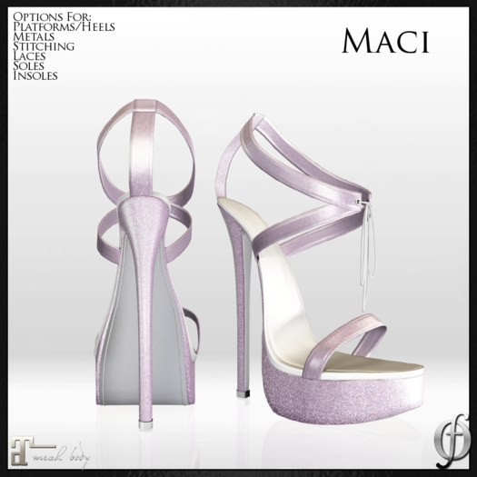 Felicity - Maci Stilettos (Lilac Glitter) Shoes For Maitreya High Heels