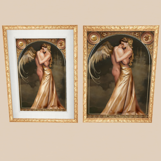 Cupid & Psyche (gold) New Frame