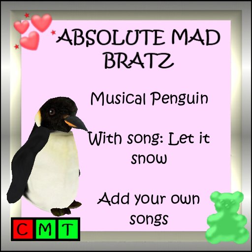 Musical Penguin Let it snow