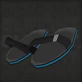 alright. dinkies flip flops / BLUE