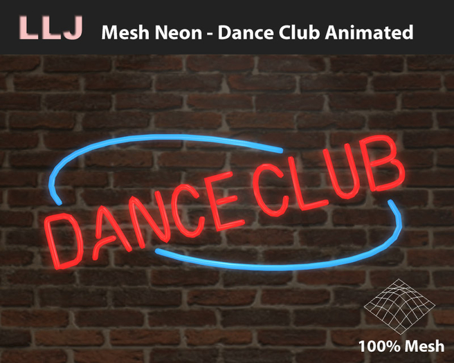 LLJ Mesh Neon Dance Club Animated
