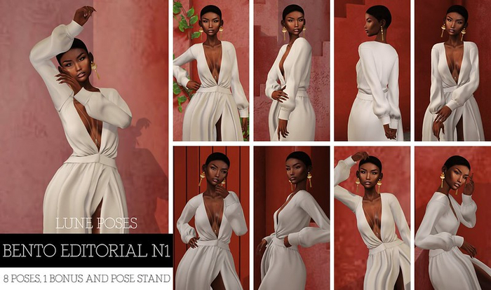 {{ LUNE }} BENTO EDITORIAL POSE PACK - N1 [MEGA PACK]
