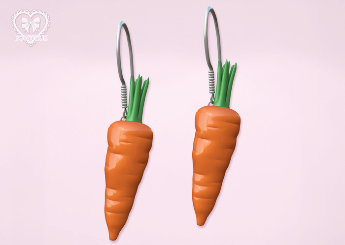 Bowtique - Carrot Earrings